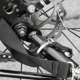 BikeTrailer Hitch, Steel Type 'B' Bicycle Trailer, Powder Coating, Cargo Hitch Coupler, for Cargo, Child and Pet Trailers, Black