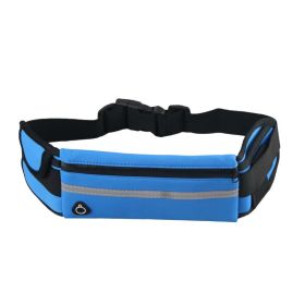 Adjustable Sports Waist Bag for Outdoor Running (Type: Sports Supplies, Color: Blue)